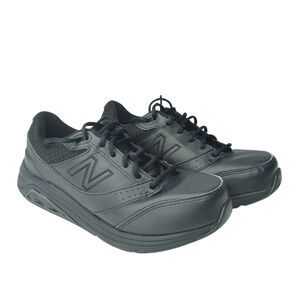 New Balance 928v3 Women's Walking Shoes Black Leather Rollbar Size 9.5 D Wide